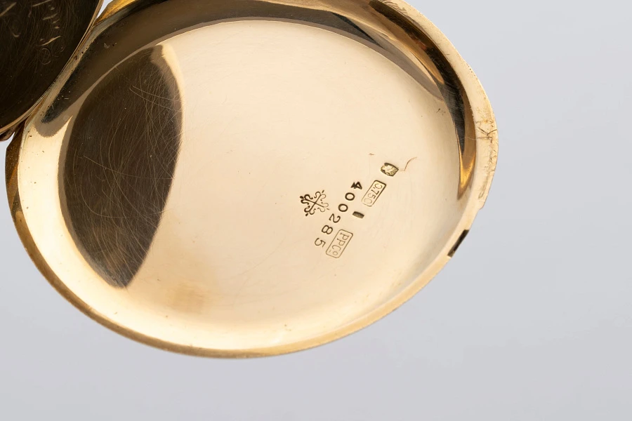Pocket Watch in 18k Yellow Gold