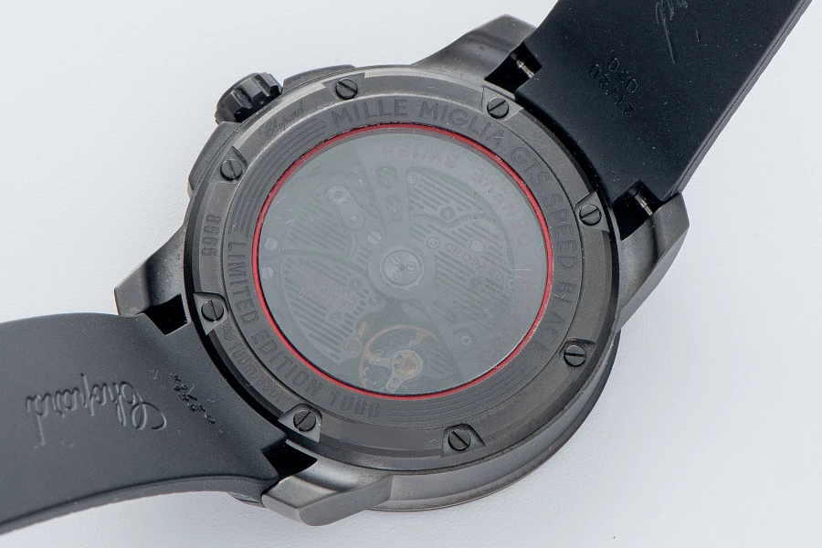 Mille Miglia GTS Black Edition Ref. 8565 in DLC-coated Stainless Steel