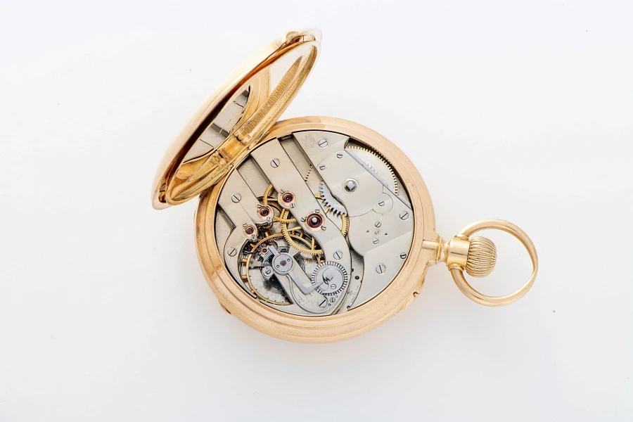 Pocket Watch in 18k Yellow Gold