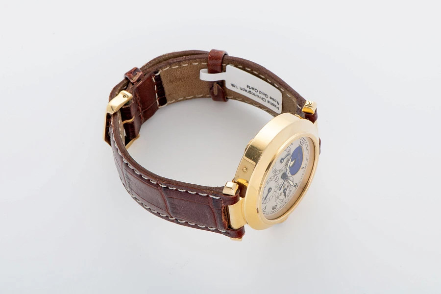 Pasha Quartz Perpetual Calendar Ref. 30003 in 18k Yellow Gold