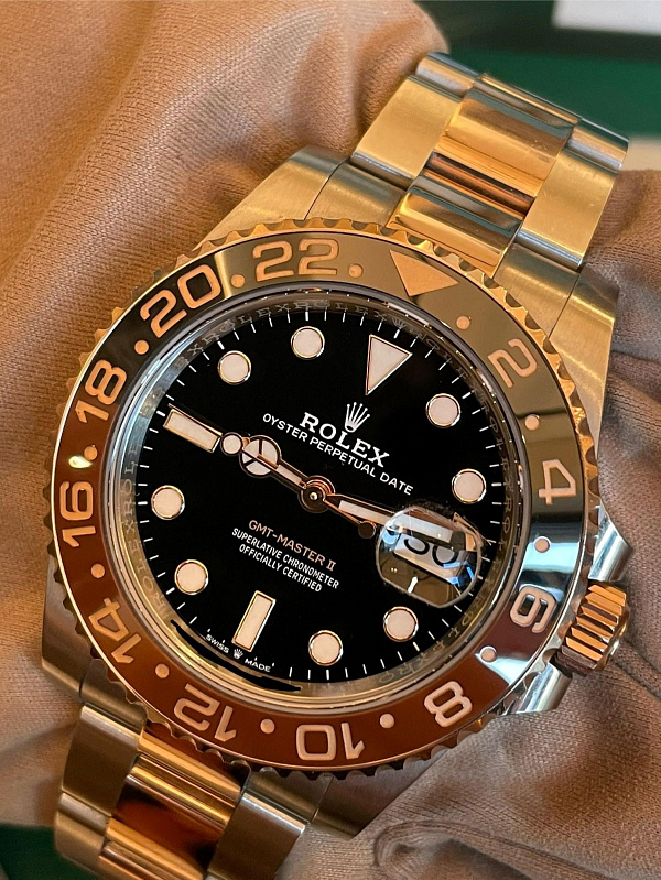 GMT-Master II 126711 ‘Rootbeer’ Everose Rolesor Original Bucherer Invoice