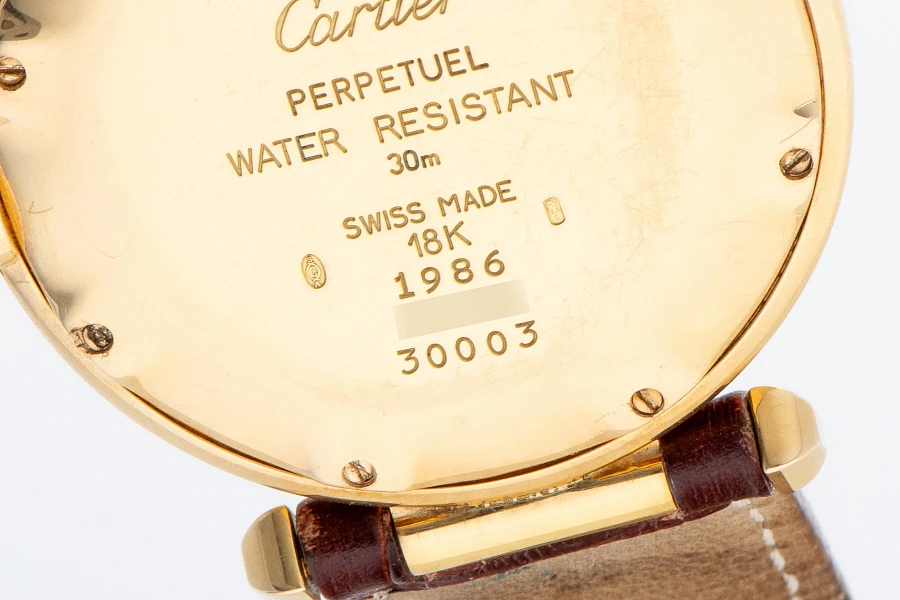 Pasha Quartz Perpetual Calendar Ref. 30003 in 18k Yellow Gold