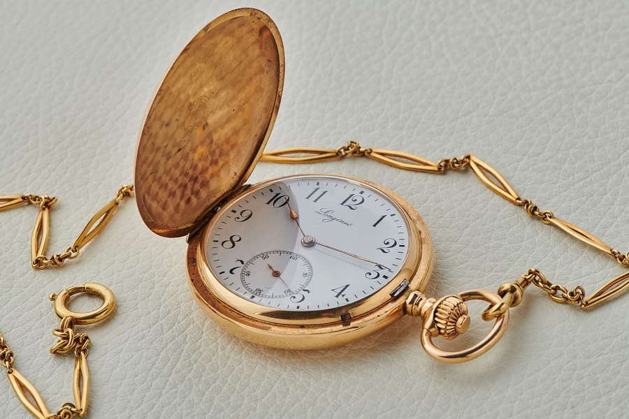 18k Rose Gold Pocket Watch