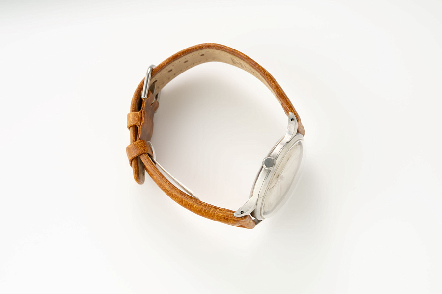 1940s Portugieser-Style Dress Watch in Stainless Steel