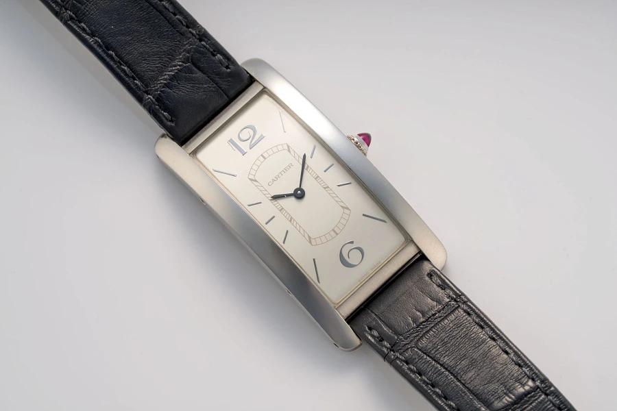 Tank Cintrée Ref. WGTA0027 in Platinum