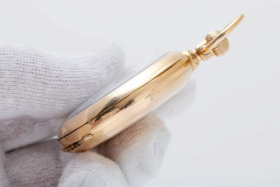 Pocket Watch in 18k Yellow Gold