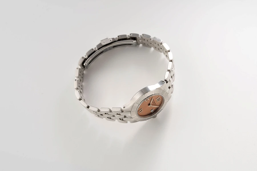 Ladies Neptune Ref. 4880/1A-001 with Salmon Dial in Stainless Steel