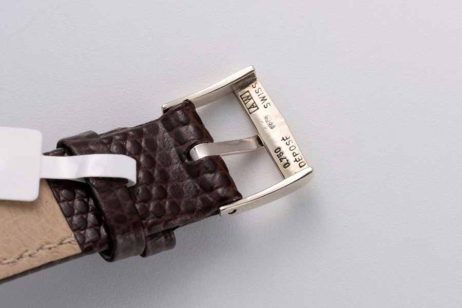 Calatrava Linen Dial Ref. 3538 in 18k White Gold