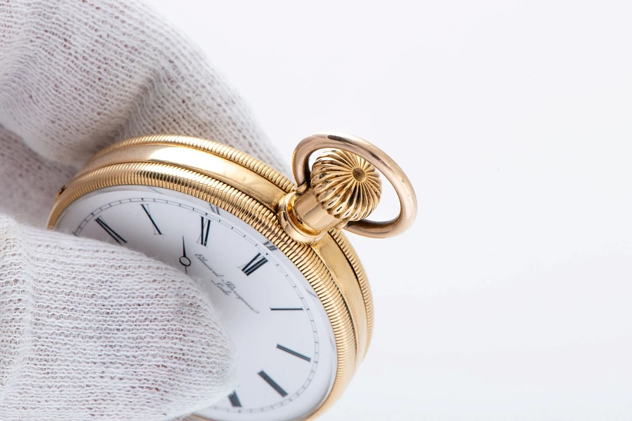 Pocket Watch in 18k Yellow Gold