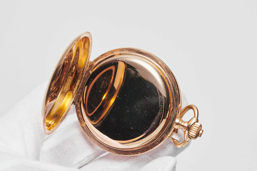 Glashütter Präzisions-Uhren-Fabrik Hunter Case Pocket Watch