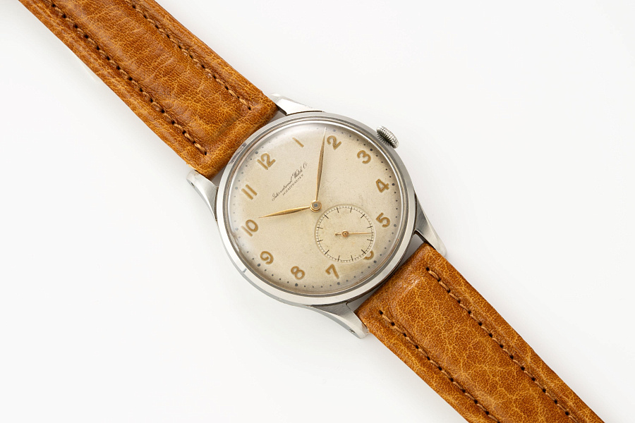 1940s Portugieser-Style Dress Watch in Stainless Steel