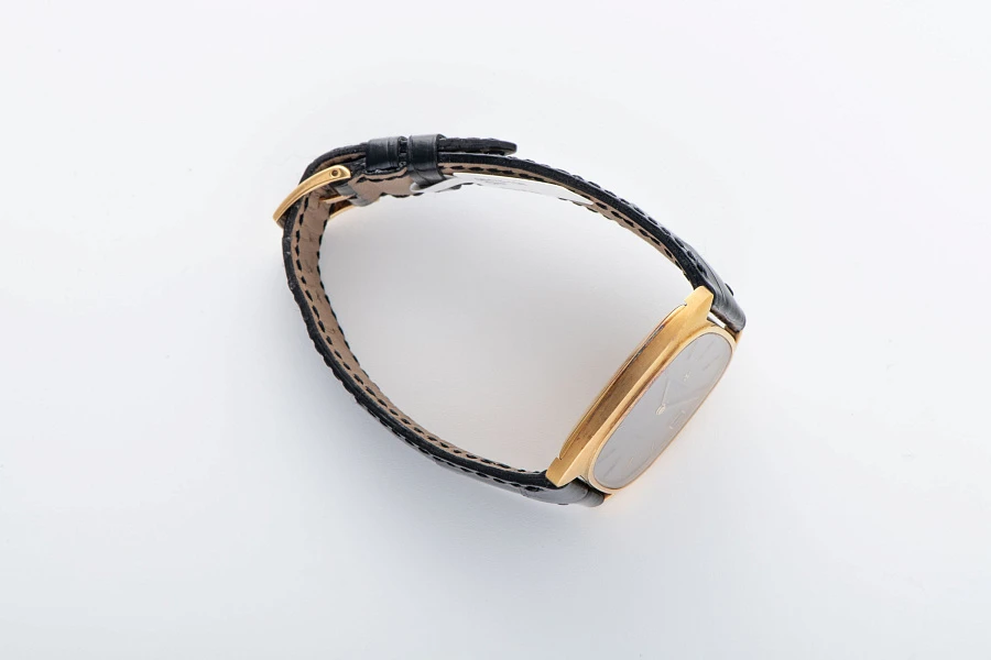 Ultra Thin Automatic Cushion Case Watch Ref. 2045 in 18k Yellow Gold