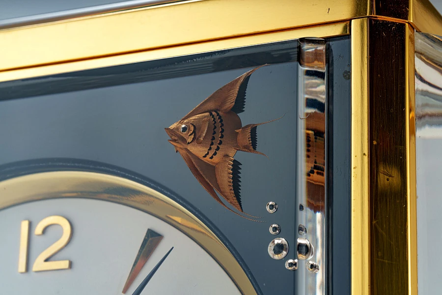 Atmos Table Clock with Intricate Decorations