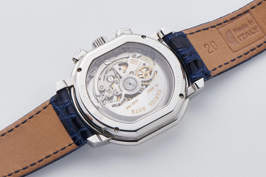 El Primero Chronograph Ref. 247 with Salmon Dial in Stainless Steel