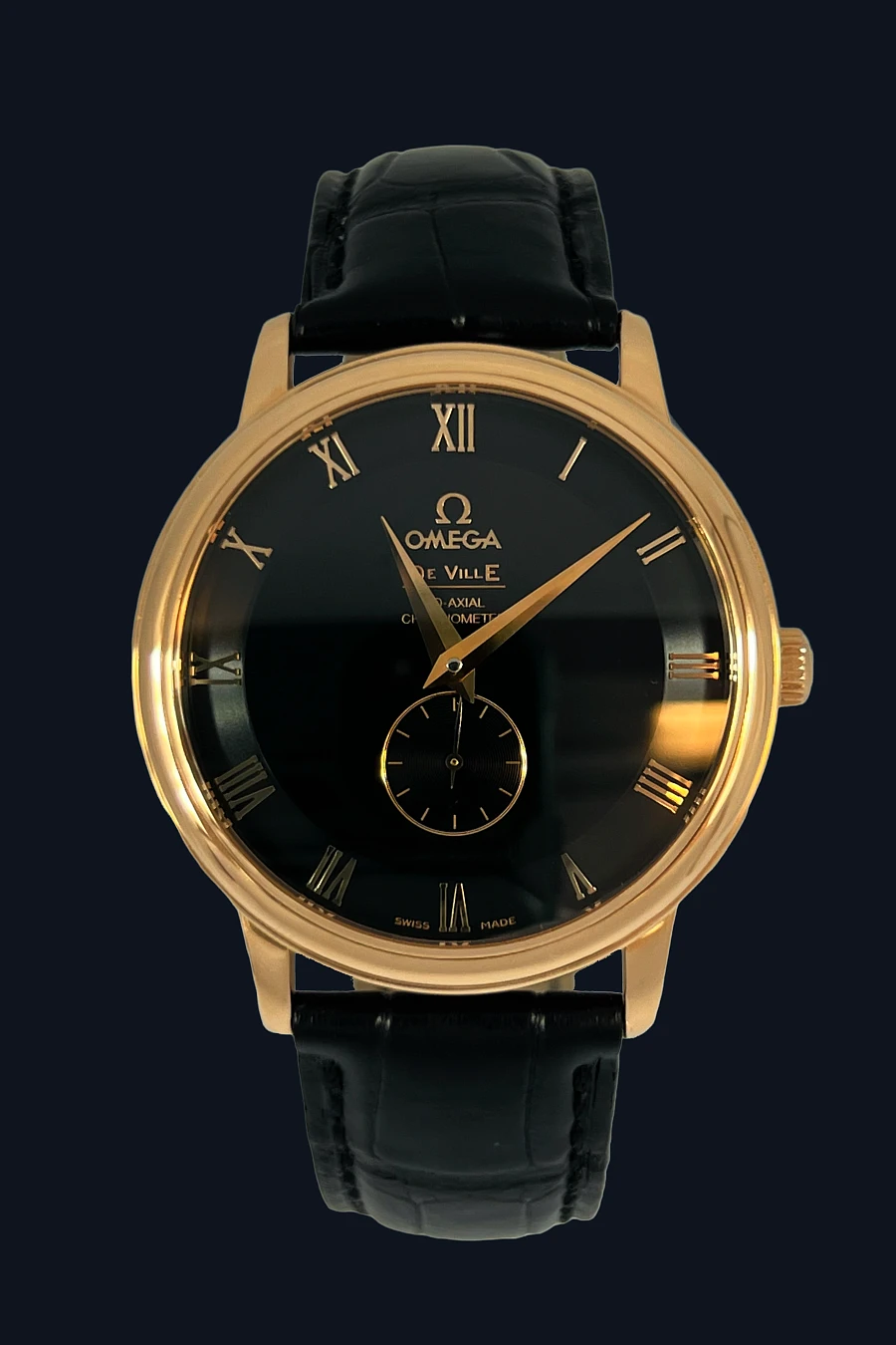 De Ville Prestige Co-Axial Small Seconds in 18k rose gold