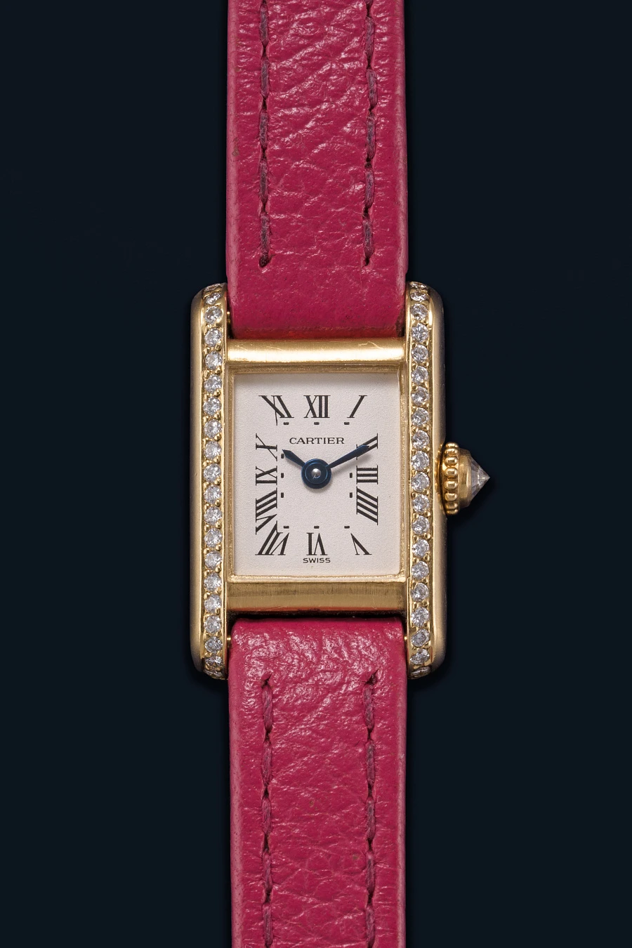 Mini Tank Quartz Ref. 1759 in 18k Yellow Gold