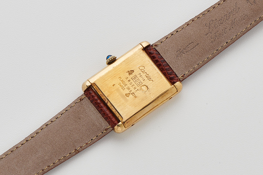 Tank Vermeil Hand-wound Black