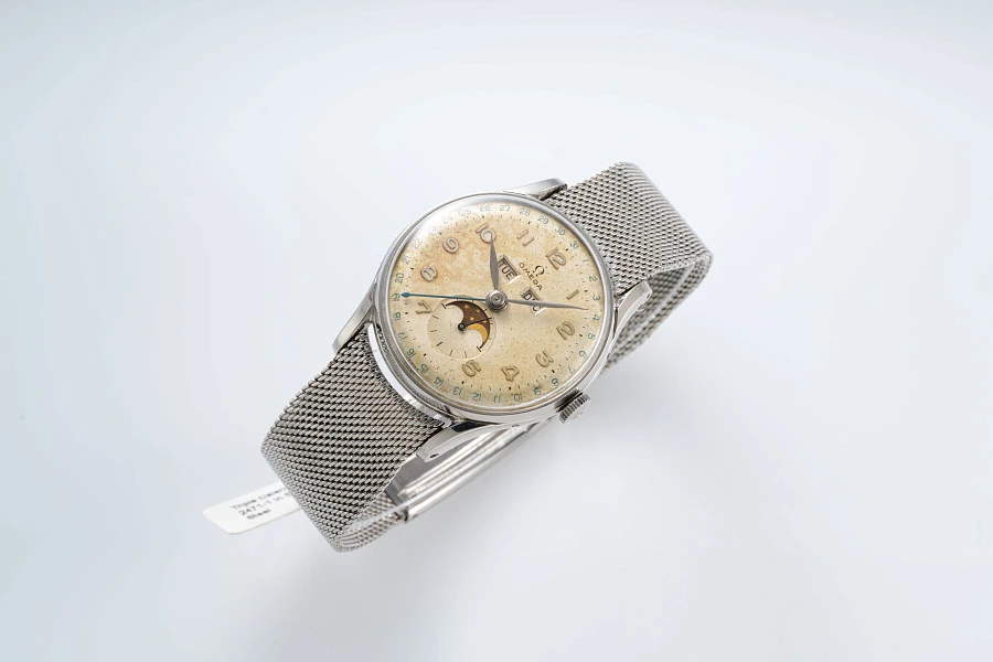 Triple Calendar Ref. 2471-3 in Stainless Steel