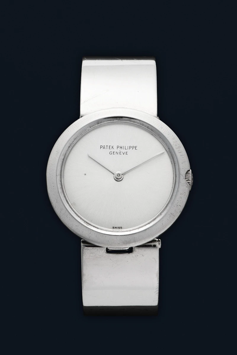 Bangle Watch Ref. 3457 in 18k White Gold