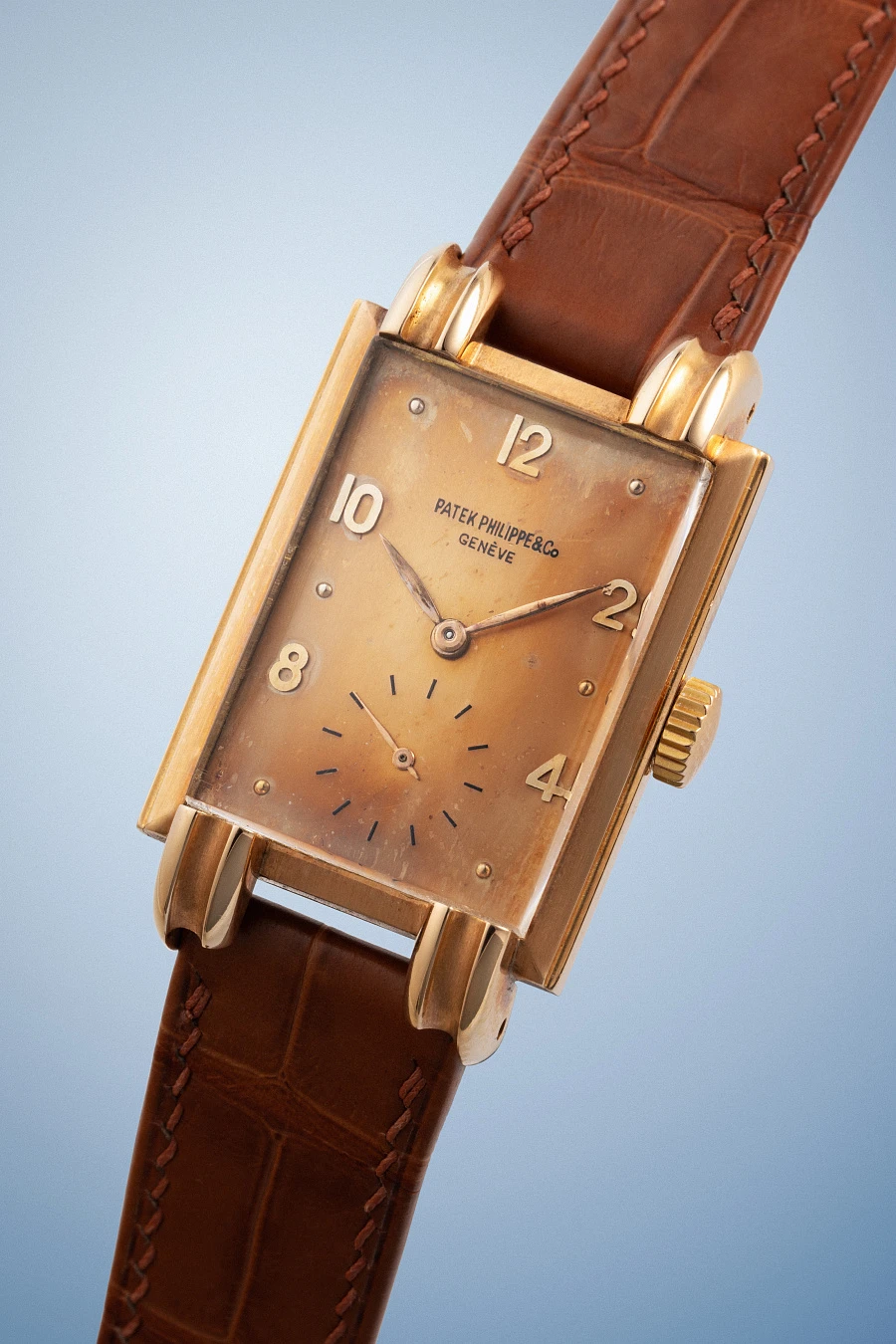 Rectangular Ref. 1480 in 18k Rose Gold