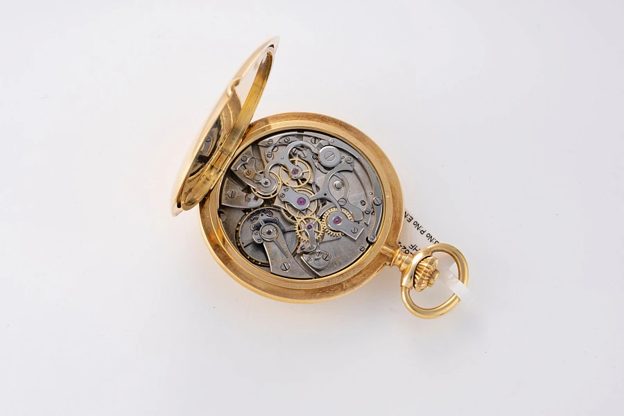 Monopusher Chronograph Pocket Watch in 18k Rose Gold