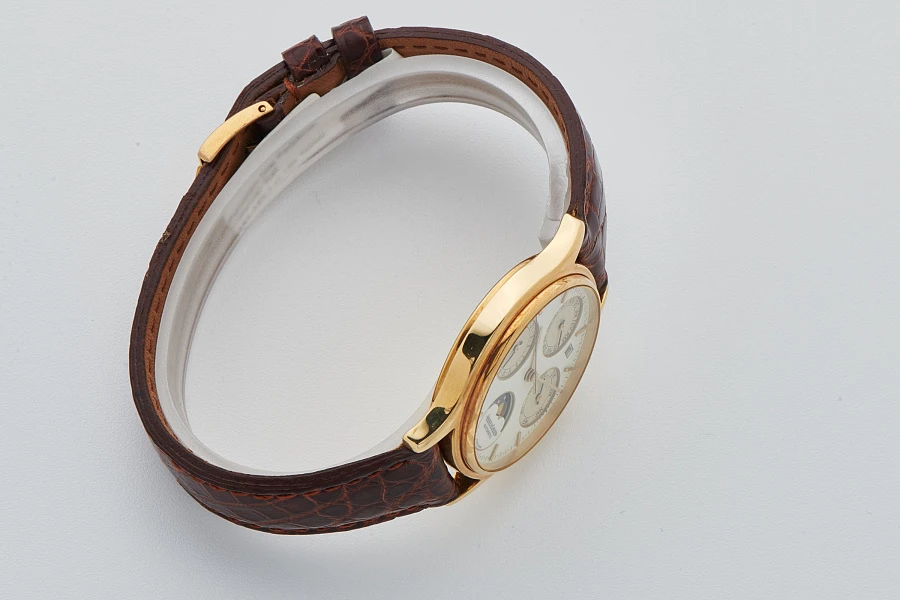 Porcelain Dial Perpetual Calendar Ref. 141.140.1 in 18k Yellow Gold