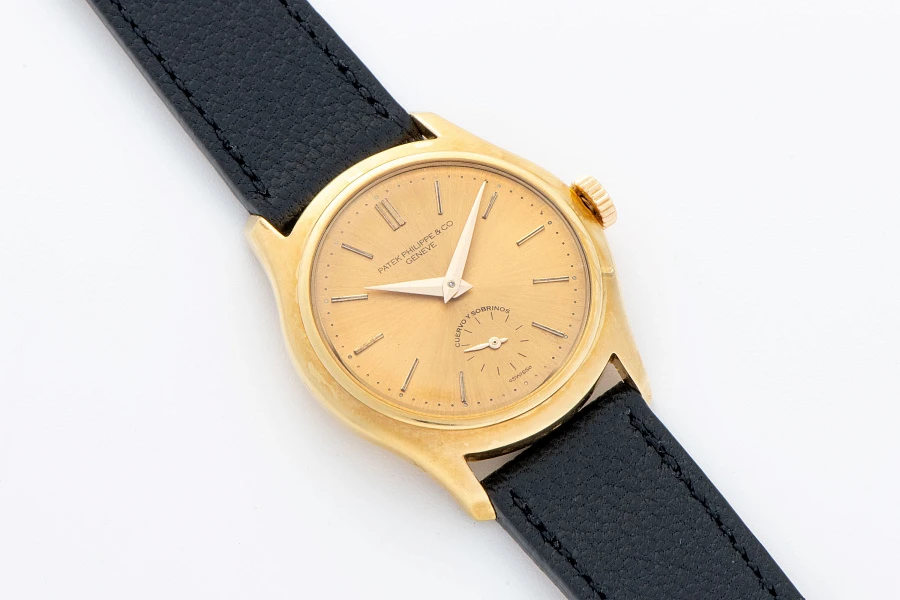 'Cuervo Y Sobrinos' Double Signed Calatrava Ref. 2532 in 18k Yellow Gold