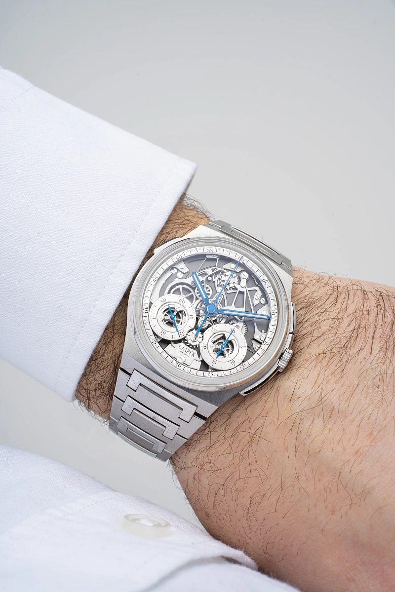 Antarctique Chronograph Rattrapante Silver Grey