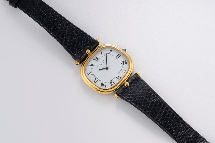 TV-Dial Dress Watch Ref. 111 in Gold Plated Stainless Steel