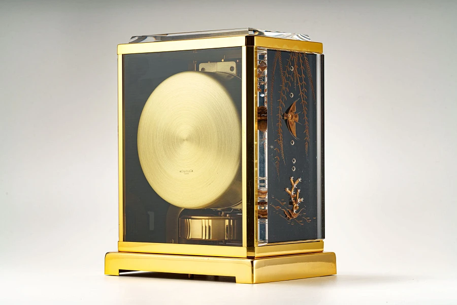Atmos Table Clock with Intricate Decorations