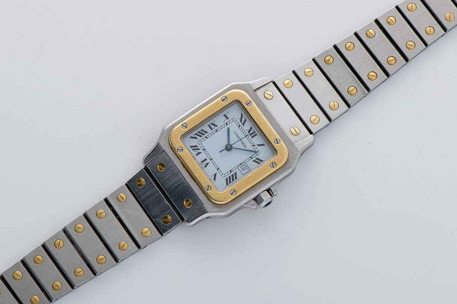Santos Automatic Ref. 2961 in Stainless Steel and 18k Yellow Gold
