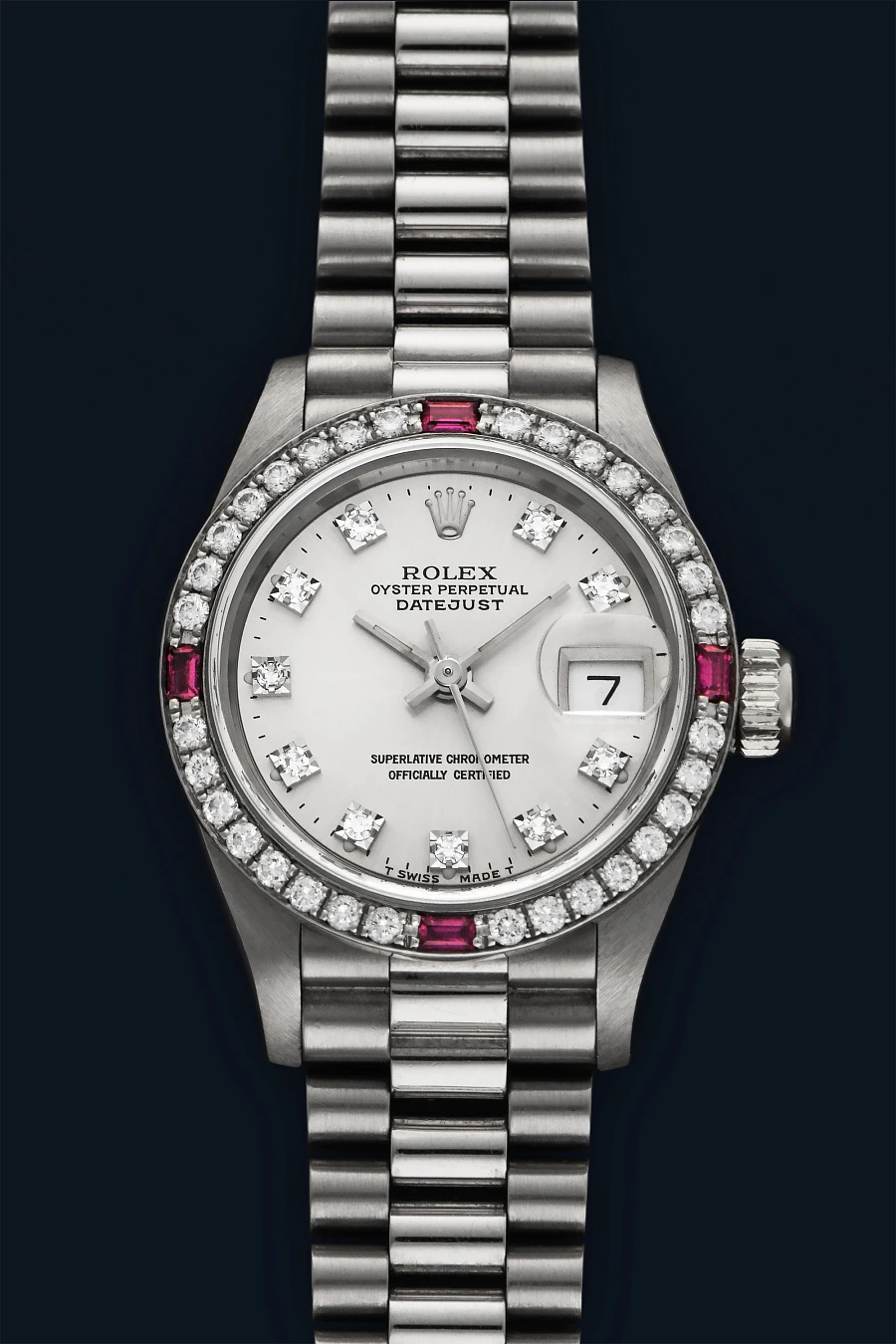 Lady Datejust Ref. 69069G in 18k White Gold