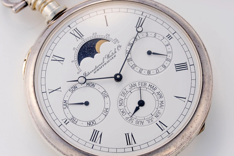 Annual Calendar Pocket Watch Ref. 5502 in 925 Sterling Silver