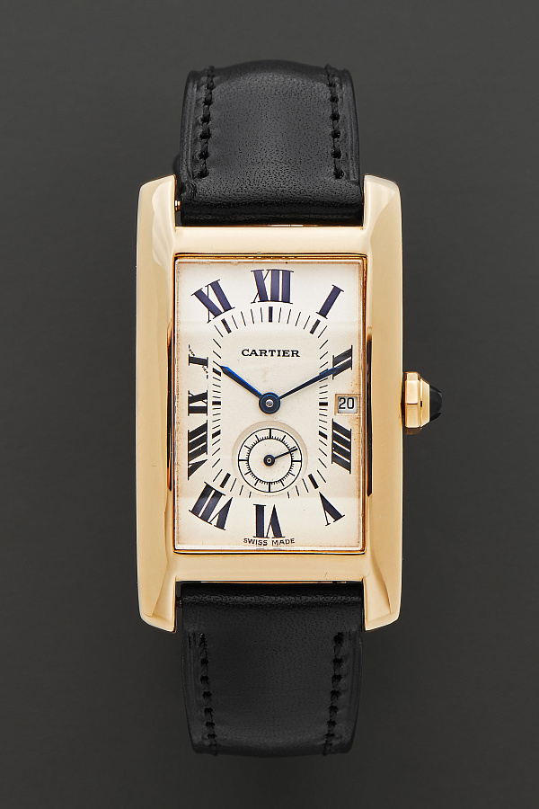 Tank Américaine Quartz in 18k Yellow Gold