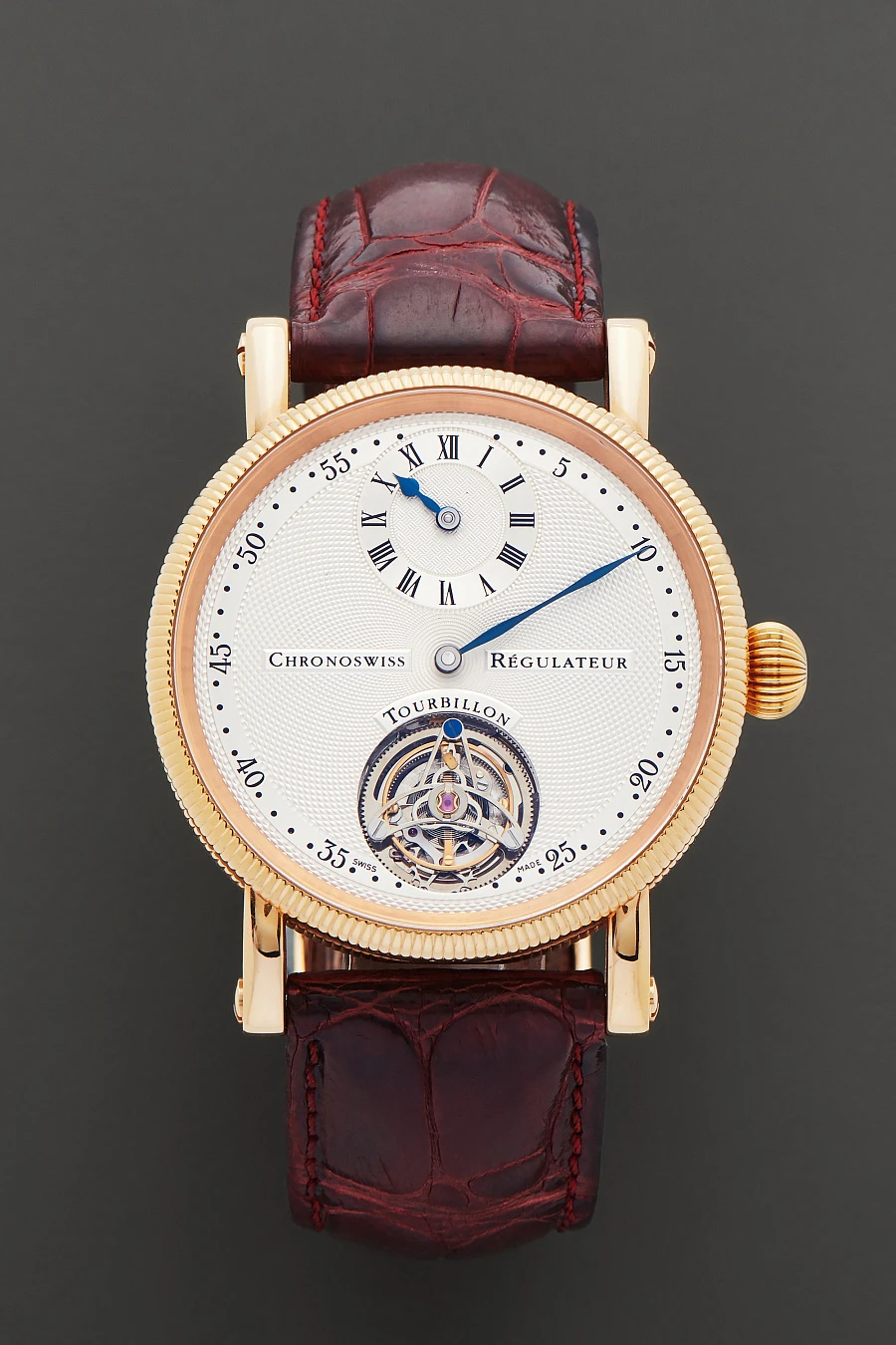 Régulateur Tourbillon in 18k Rose Gold