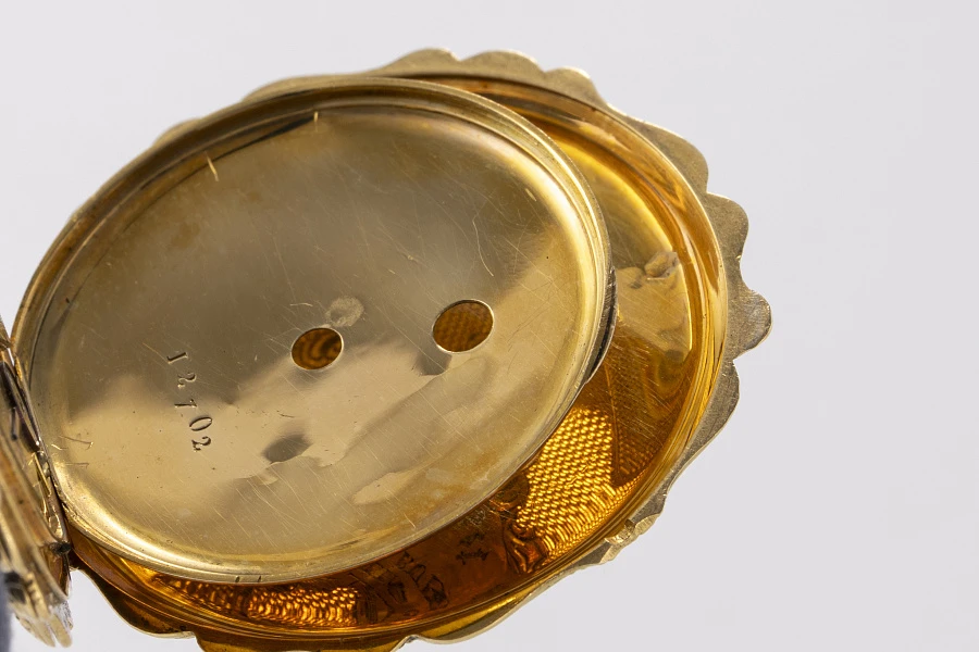 French Pocket Watch in 18k Yellow Gold
