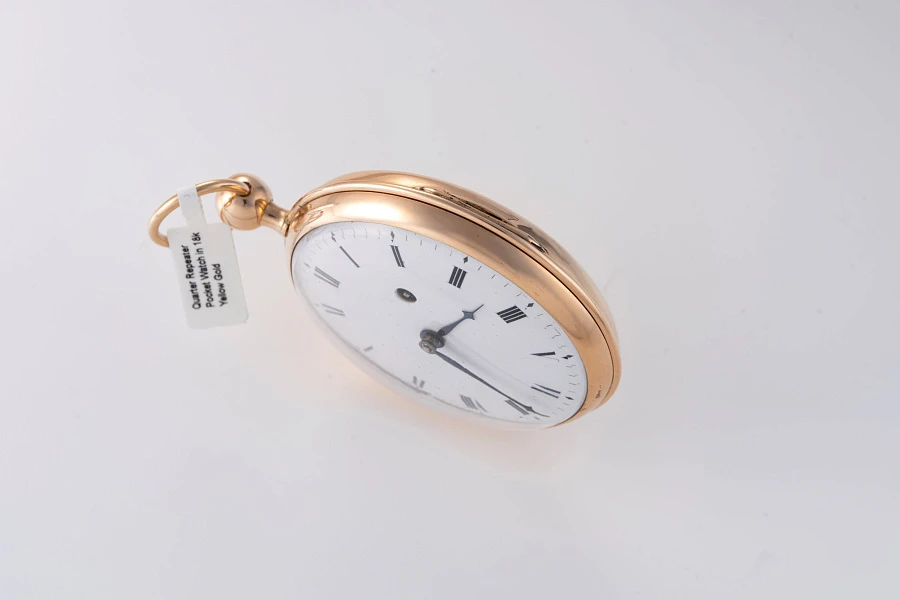 Quarter Repeater Pocket Watch in 18k Yellow Gold
