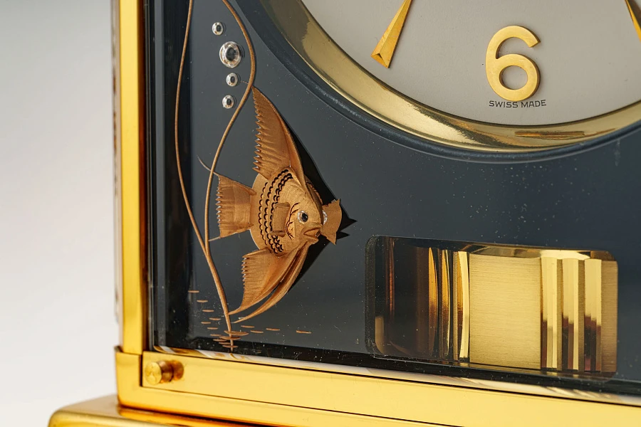 Atmos Table Clock with Intricate Decorations