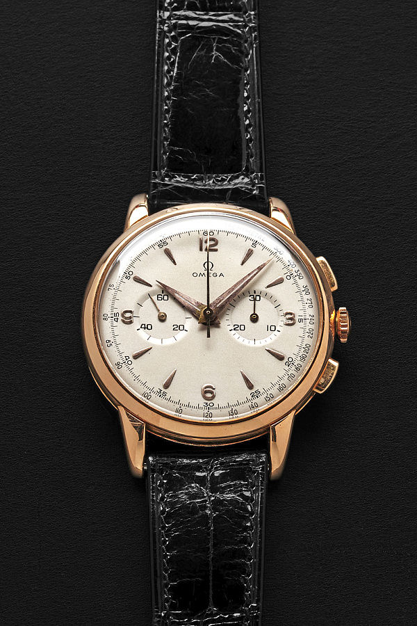 18K Rose Gold Chronograph 1950s