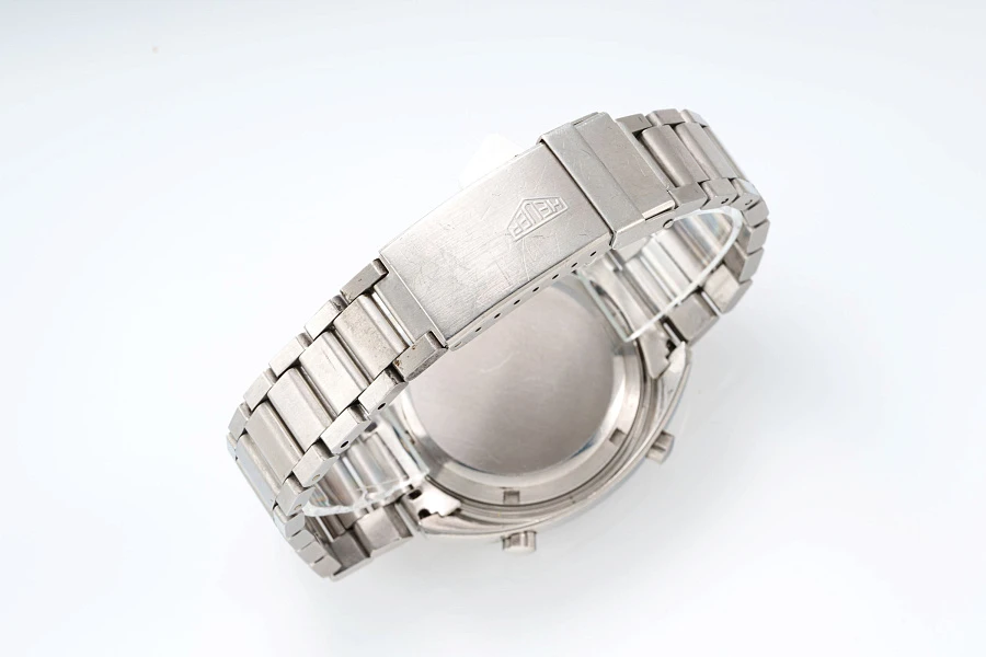 Autavia 'Exotic' Cushion Case Chronograph in Stainless Steel