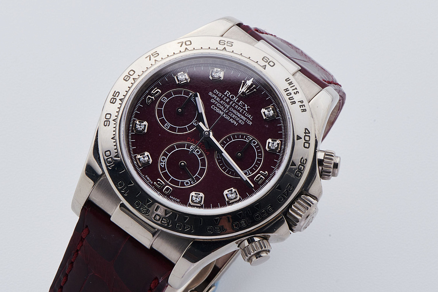 Daytona Ref. 116519 Rubellite Dial in 18k White Gold