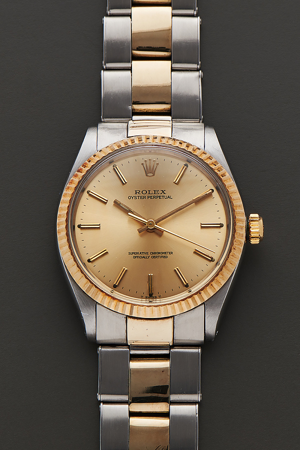Oyster Perpetual Bicolor Ref. 5500 with 'Pink Patina'