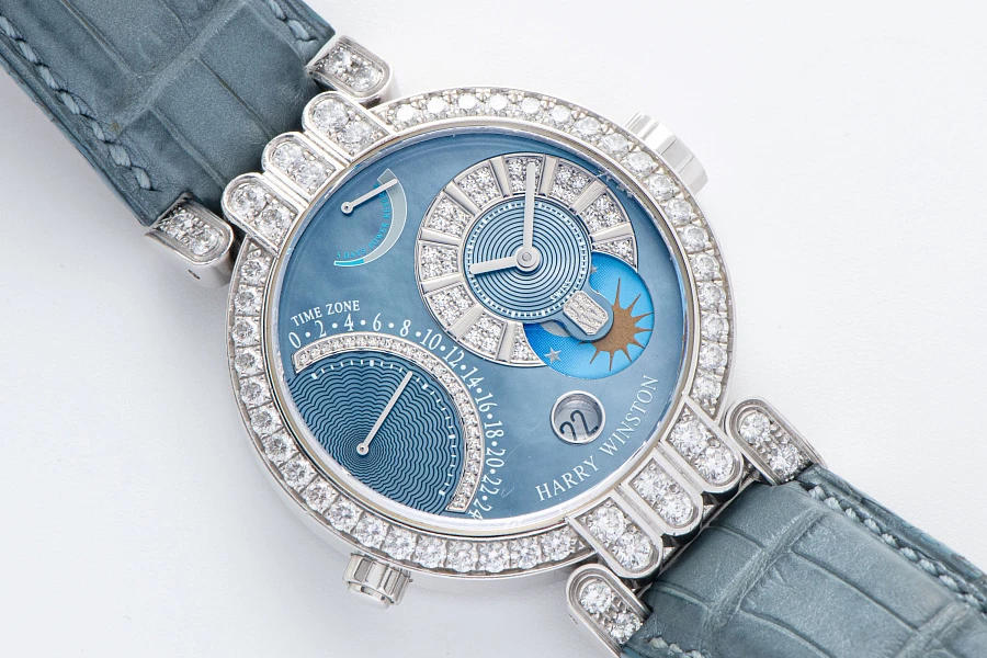 Premier Dual Time Ref. 200-MMTZ39W in 18k White Gold