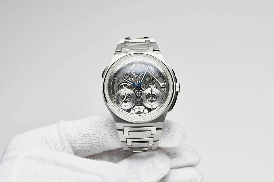 Antarctique Chronograph Rattrapante Silver Grey