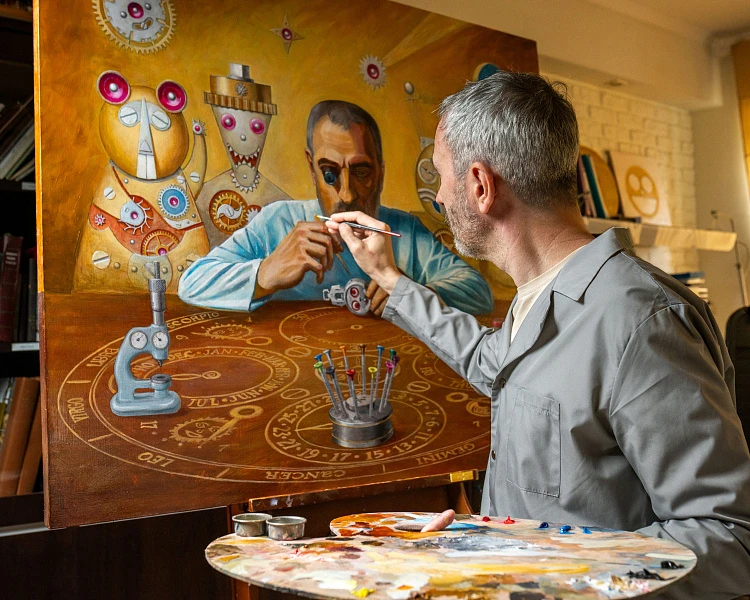 Artwork “A Mad Horological Party”