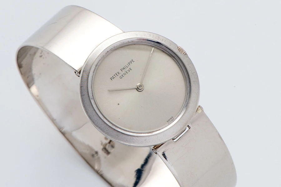 Bangle Watch Ref. 3457 in 18k White Gold