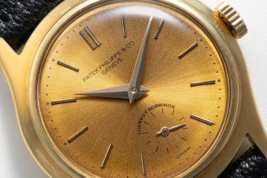 'Cuervo Y Sobrinos' Double Signed Calatrava Ref. 2532 in 18k Yellow Gold