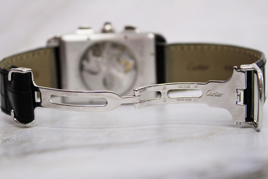 Tank Americaine XL Chronograph Automatic White Gold