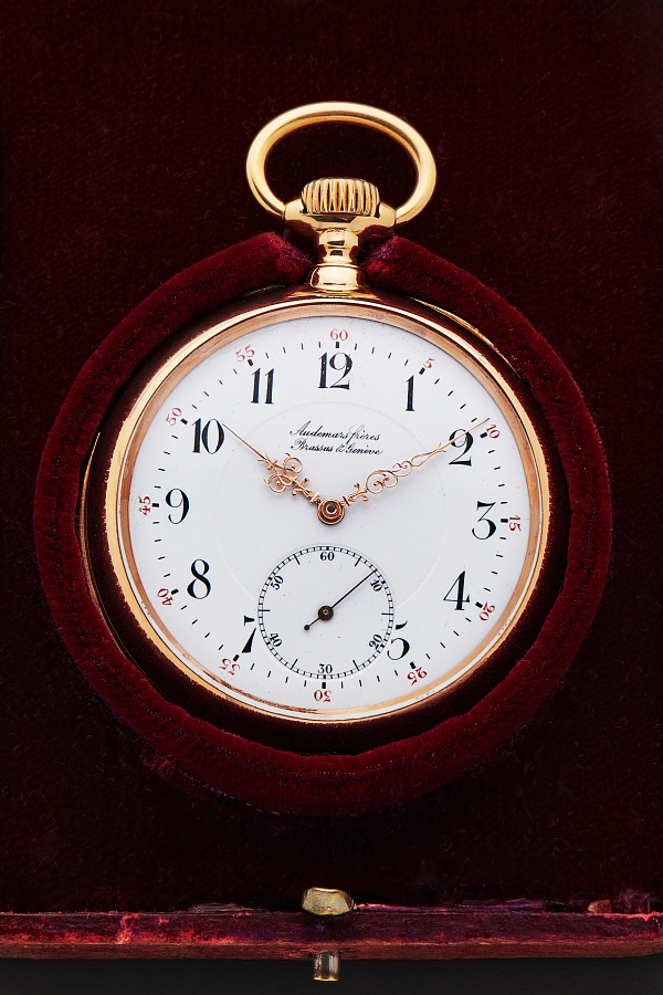 Triple Chime Minute Repeater Pocket Watch in 18k Yellow Gold