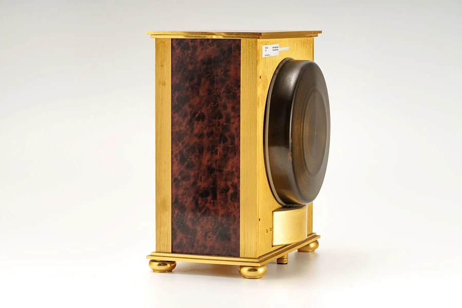 Atmos Table Clock in Tortoise Shell Style